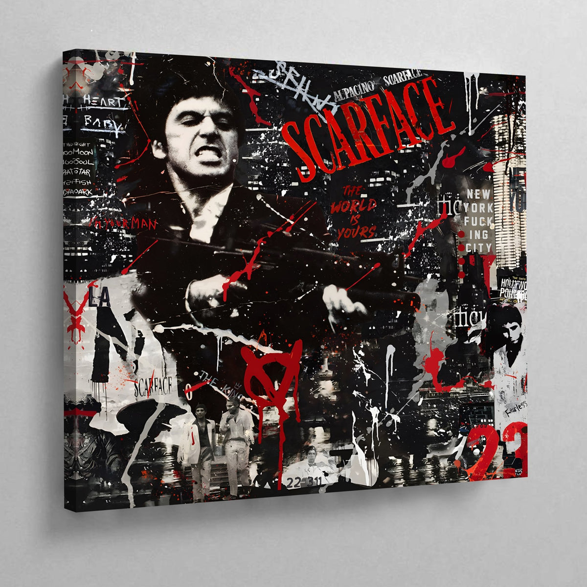 Tableau Tony Montana - The Art Avenue