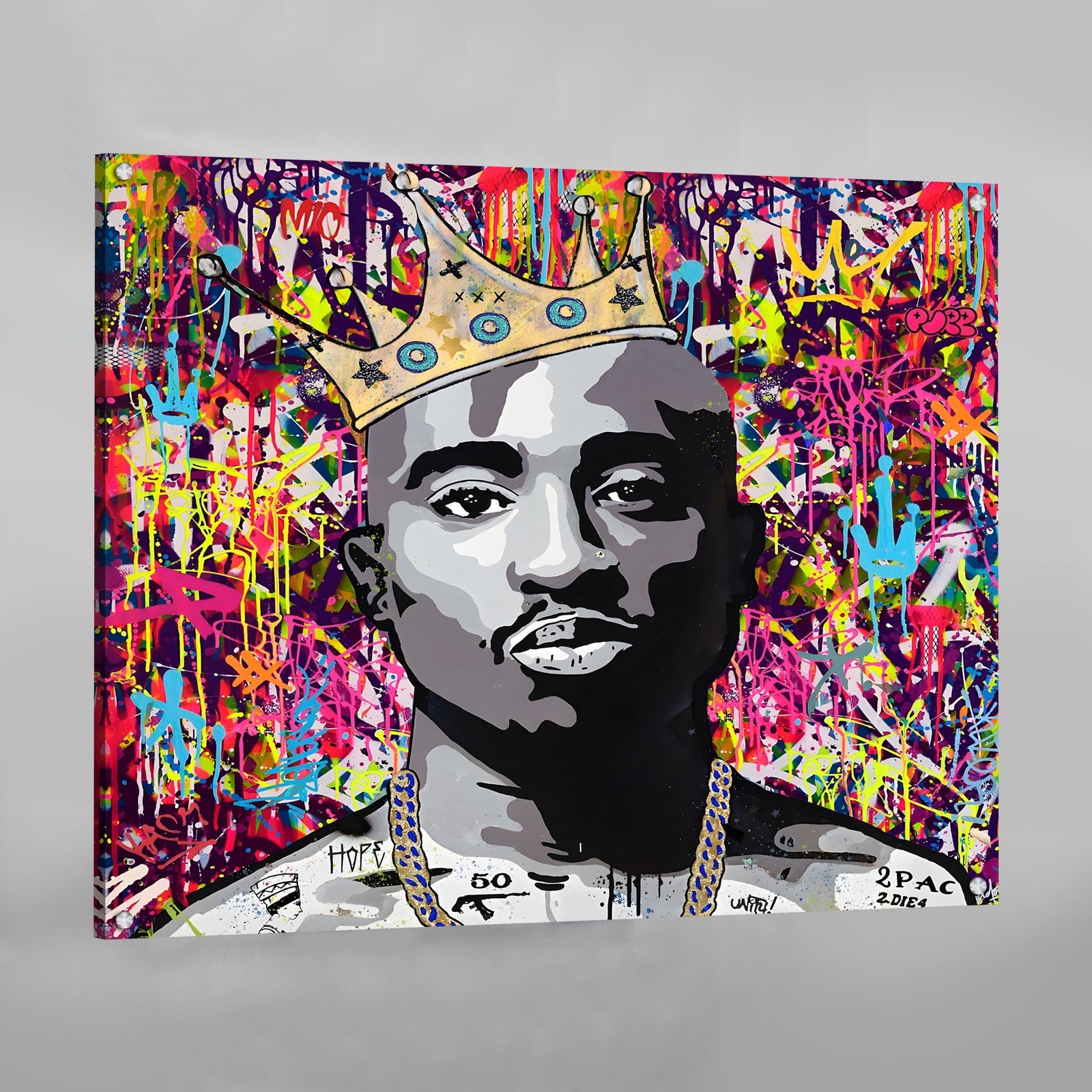 Tableau Tupac Street Art - The Art Avenue