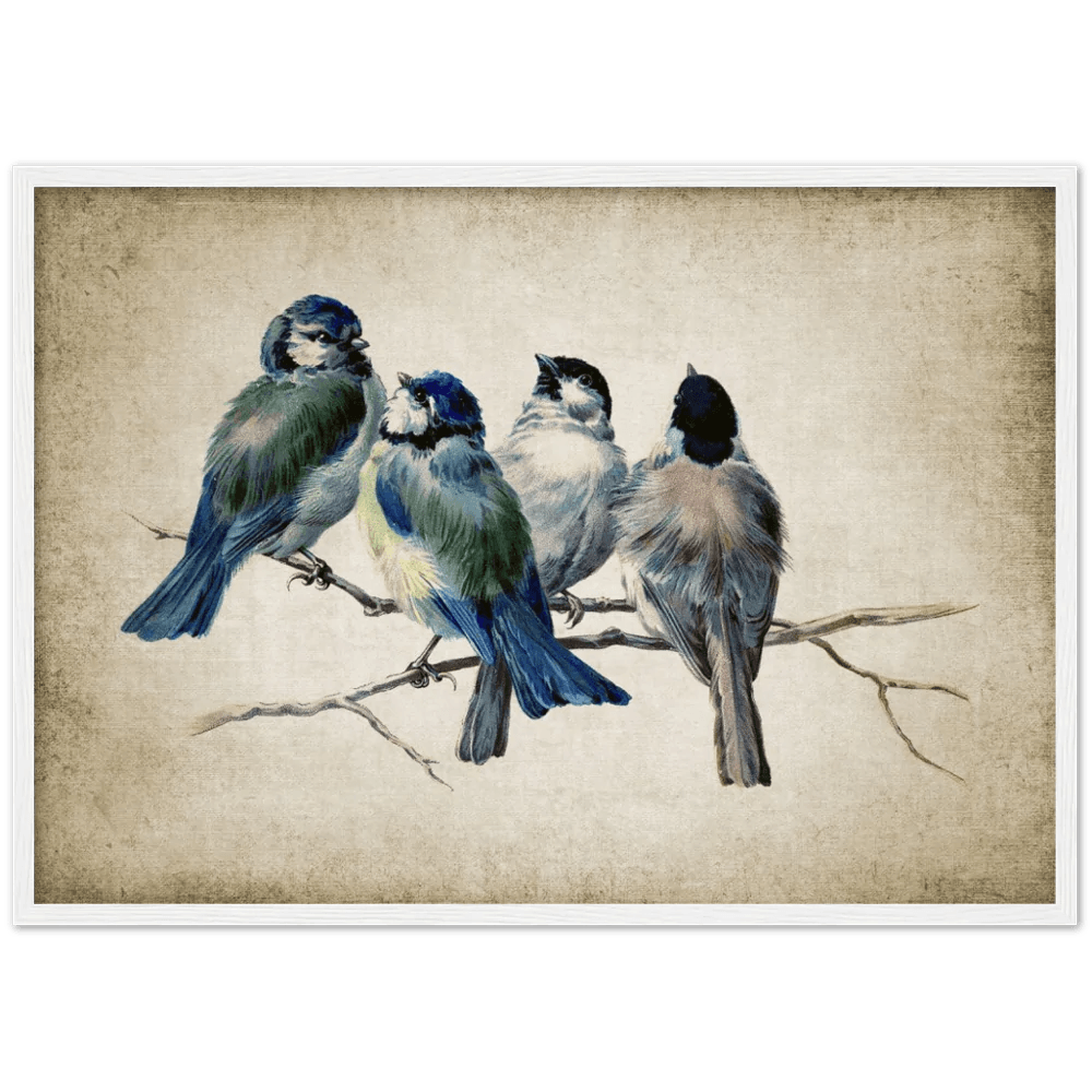 Tableau Vintage Oiseaux - The Art Avenue