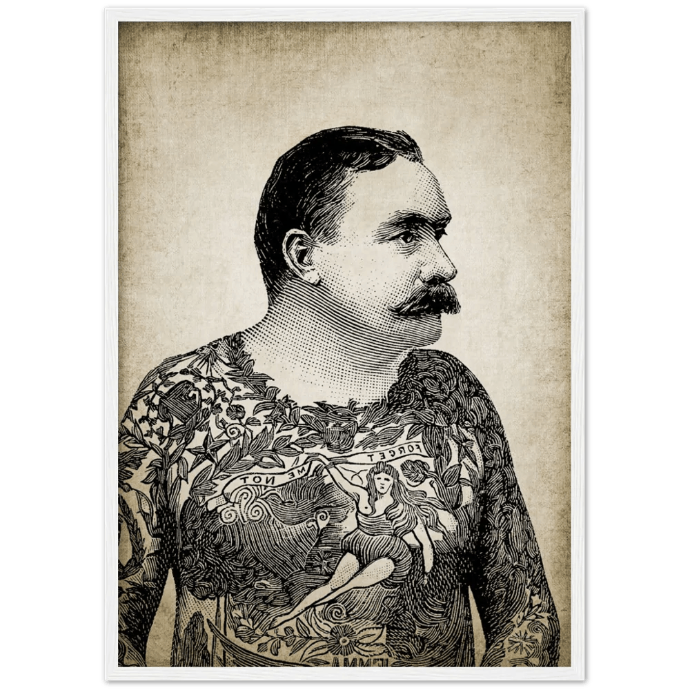 Tableau Vintage Tatouage - The Art Avenue