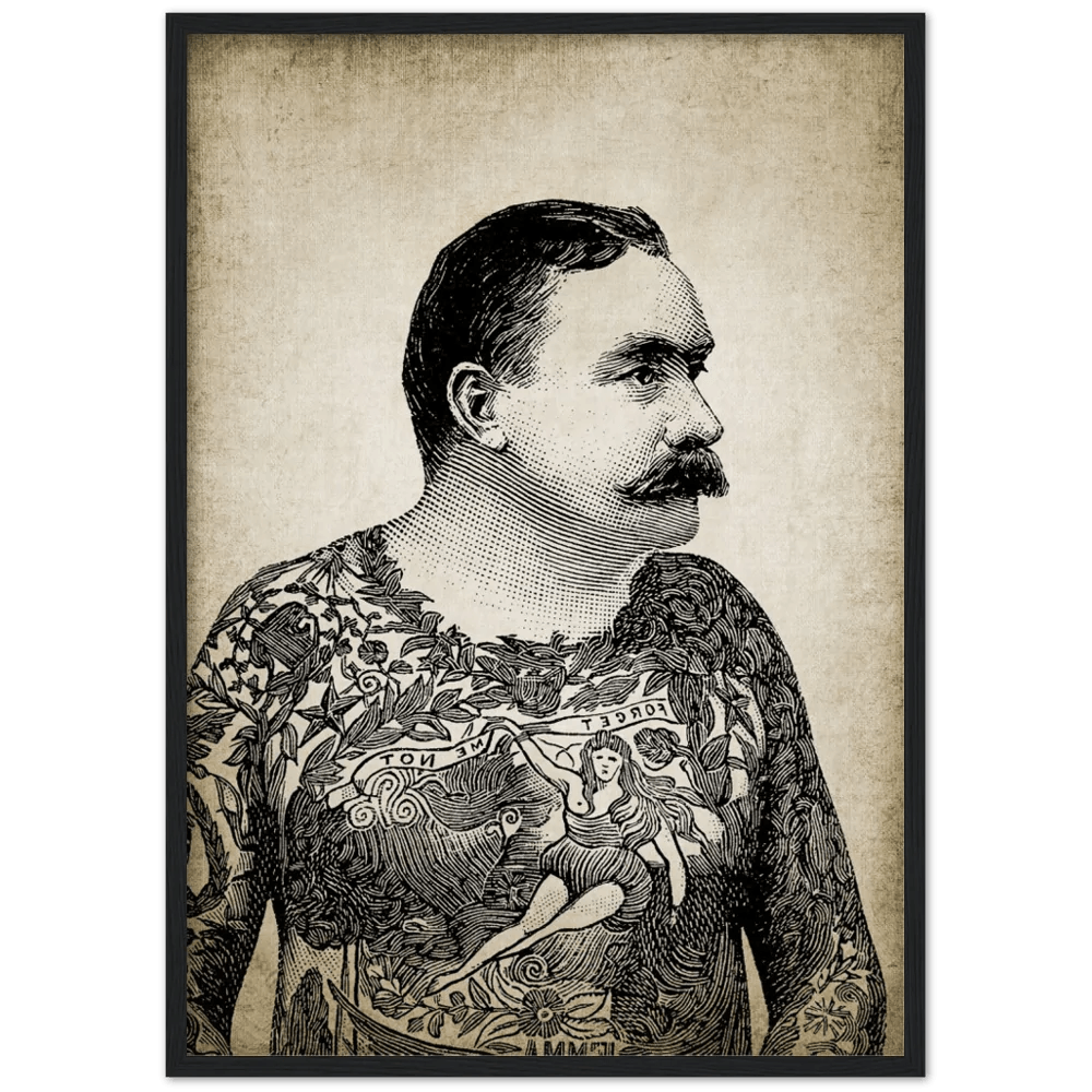 Tableau Vintage Tatouage - The Art Avenue