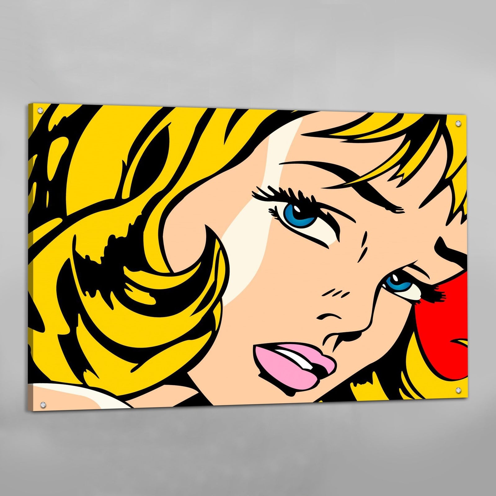 Tableau Visage Femme Pop Art - The Art Avenue