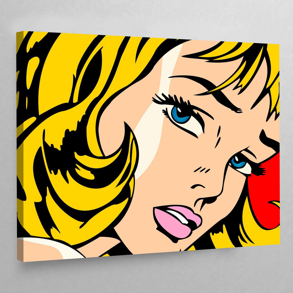Tableau Visage Femme Pop Art - The Art Avenue