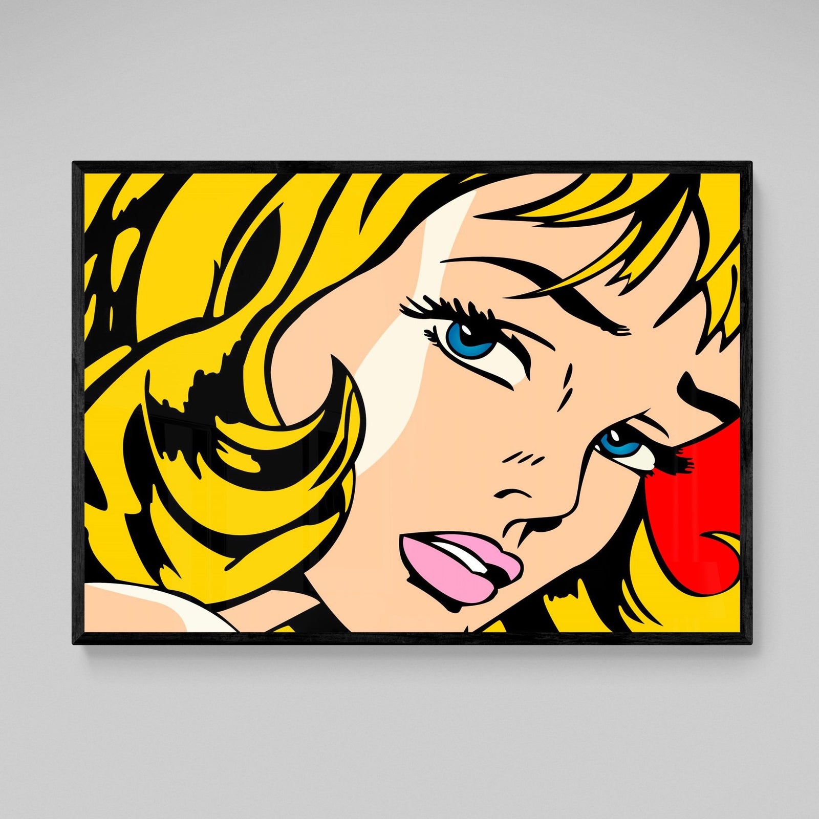 Tableau Visage Femme Pop Art - The Art Avenue