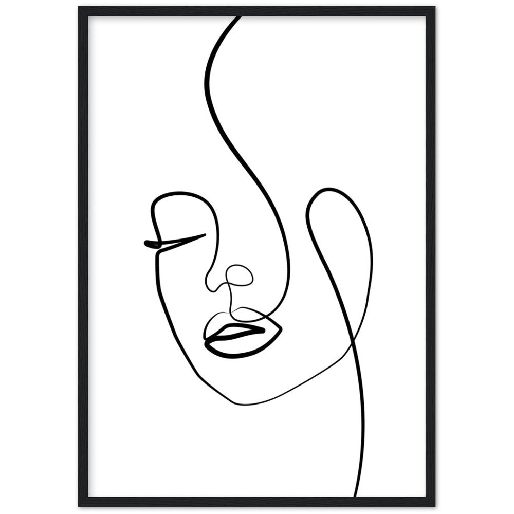 Tableau Visage Minimaliste - The Art Avenue