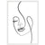 Tableau Visage Minimaliste - The Art Avenue
