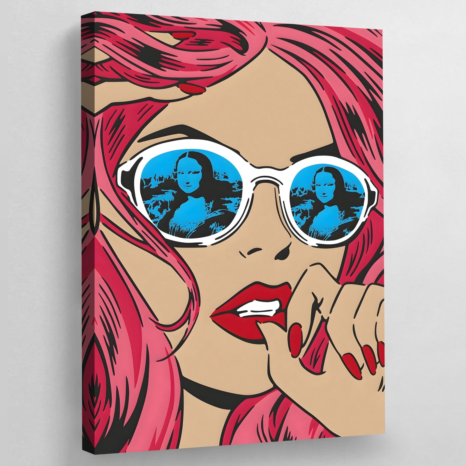 Tableau Visage Pop Art Femme - The Art Avenue