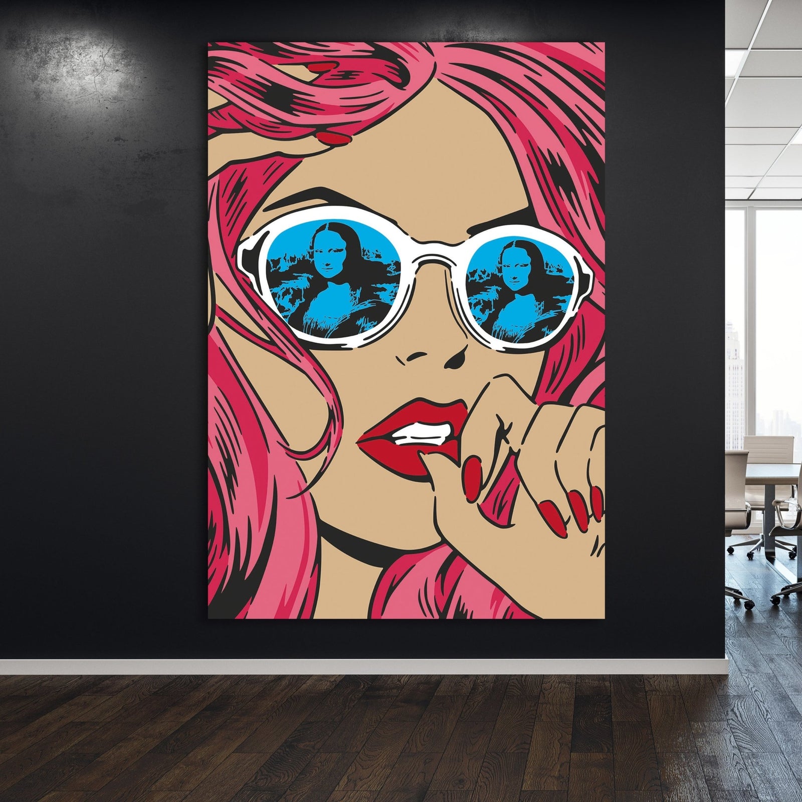 Tableau Visage Pop Art Femme - The Art Avenue