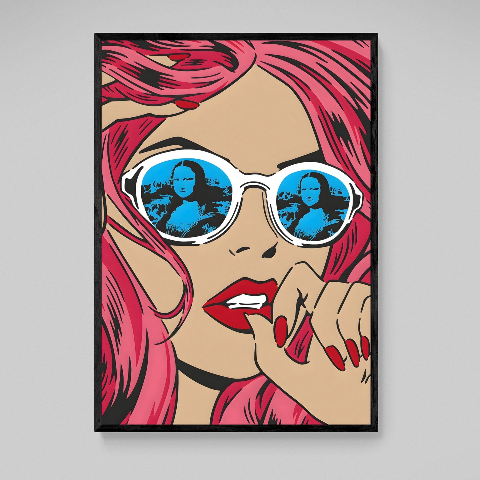 Tableau Visage Pop Art Femme - The Art Avenue