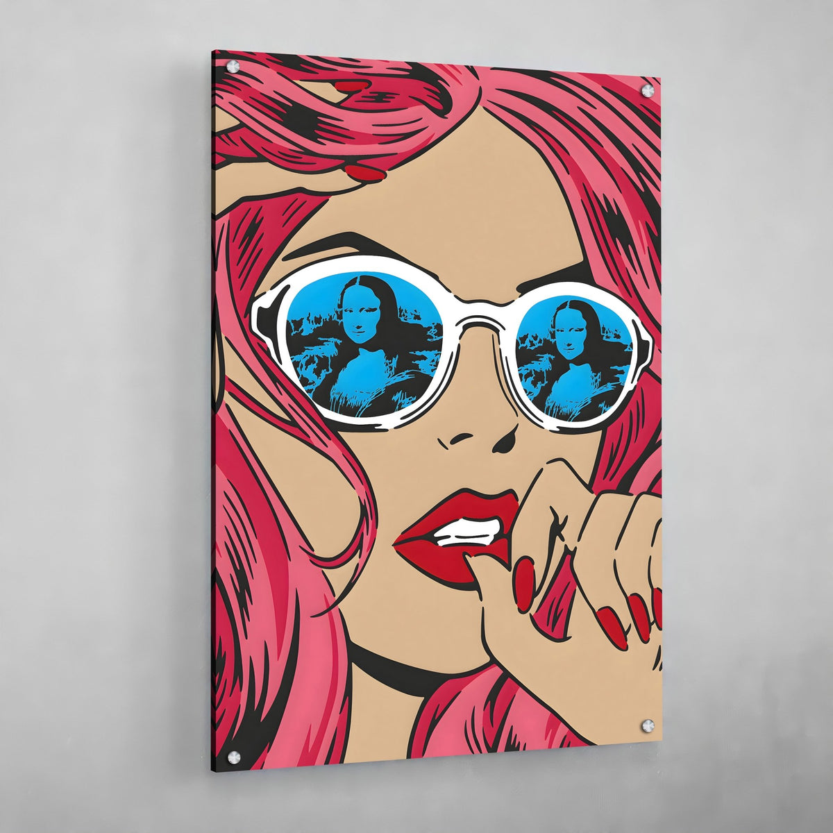 Tableau Visage Pop Art Femme - The Art Avenue